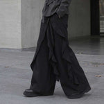Irregular Ribbon Wide-leg Pants