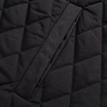 Retro Quilted Diamond Pattern Jacket