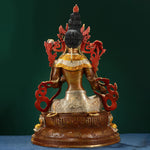 Buddha Stones Bodhisattva Green Tara Hope Copper Statue Decoration