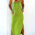 Zeagoo Women's Casual Slim Fit Sleeveless Split Dresses