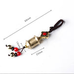 Buddha Stones Feng Shui Yin Yang Bagua Wenchang Pen Pagoda Prayer Wheel Keychain