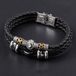 Buddha Stones 12 Constellations of the Zodiac Hematite Protection Bracelet