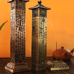 Buddha Stones Heart Sutra Alloy Incense Holder Healing Home Decoration Incense Burner