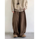 Retro Thick Woolen Loose Bloomers