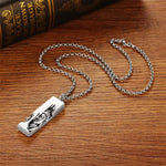 Buddha Stones Tathagata Buddha Strength Protection Amulet Lucky Vintage Style Pendant Necklace