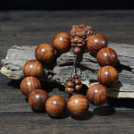 FREE Today: Maintain Healing Energy Rosewood Dragon Carved Protection Bracelet