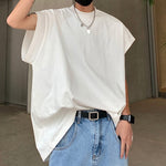 Vintage Loose Padded Sleeveless T-Shirt