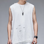 Ripped Loose Vest Bottoming Shirt