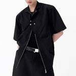 Zipped Casual Shirt