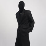Loose Metal Button Suit Jacket