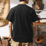 250g Heavyweight Loose Fit Cotton Henley Shirt