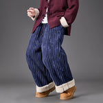 Thickened Reversible Corduroy Trousers