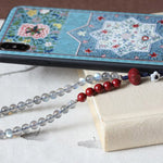 Natural Moonstone Cinnabar Calm Positive Phone Decoration
