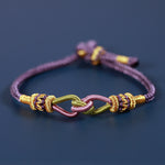Buddha Stones Handmade Knotting Faith Strength Braid String Bracelet