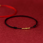 FREE Today: Provide Support Golden Bead Protection Braided Rope Bracelet Anklet