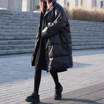 Black Loose Oversize Coat