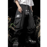 Loose Ribbon Embroidery Overalls