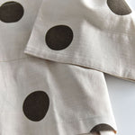 Women's Polka Dot Pleated Retro Collared Short Shirt