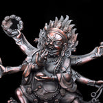 Buddha Stones Tibet Mahakala Bodhisattva Figurine Compassion Copper Statue Decoration