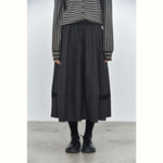 Women's Cracked Color Block Flower Tulip Skirt