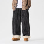 Thickened Reversible Corduroy Trousers