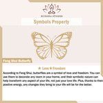 Buddha Stones 925 Sterling Silver Posts 18K Gold Plated Copper Natural Pearl Butterfly Healing Stud Earrings