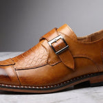 Arezzo Leather Monk Loafers