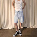 Frayed Denim Shorts