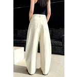 Three-dimensional Tailoring Stitching Wide-leg Jeans
