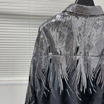 Embroidered Sequin Shirt