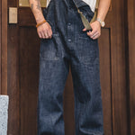 Retro Denim Overalls