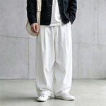 Japanese Lightweight Drawstring Straight-leg Casual Pants