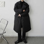 Suit Collar Mid Length Thickened Jacket