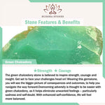 Pink Crystal Green Chalcedony Peacock Copper Soothing Love Necklace Pendant