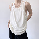 Fake Two Pieces Loose Vest