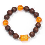 Buddha Stones Natural Phoebe Zhennan Wood Om Mani Padme Hum God Of Wealth Crystal Protection Bracelet (Extra 40% Off | USE CODE: FS40)