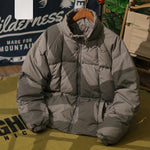 Stand Collar Loose Warm Down Jacket