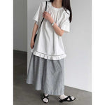 Striped Casual Loose Wide-leg Pants