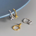 Buddha Stones 925 Sterling Silver Evil Eye Blessing Protection Stud Earrings
