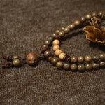 Buddha Stones Tibetan Sandalwood Protection Charm Mala Bracelet