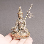 Buddha Stones Padmasambhava Buddha Figure Serenity Copper Statue Decoration Temple Ornament