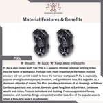 Buddha Stones FengShui Jade PiXiu Harmony Car Pendant Decoration (Extra 30% Off | USE CODE: FS30)