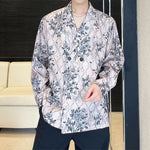 Floral Print Long-sleeve Shirt