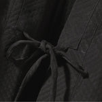 Printed Zen Cloak Linen Cape Coat
