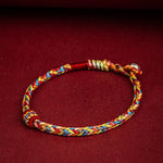 Buddha Stones Handmade Dragon Boat Festival Luck Colorful Rope Child Adult Bracelet