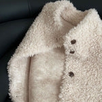 Sleeveless Faux Lamb Wool Vest
