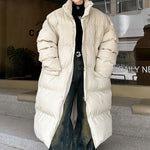 Winter Stand Collar Scarf Warm Cotton Coat