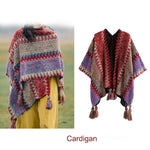Buddha Stones Tibetan Shawl Warm Cloak Tibetan Tassel Scarf
