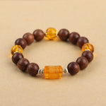 Buddha Stones Natural Phoebe Zhennan Wood Om Mani Padme Hum God Of Wealth Crystal Protection Bracelet (Extra 40% Off | USE CODE: FS40)