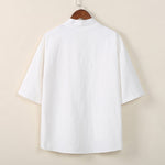 Cardigan Vintage Button Jacquard Shirt